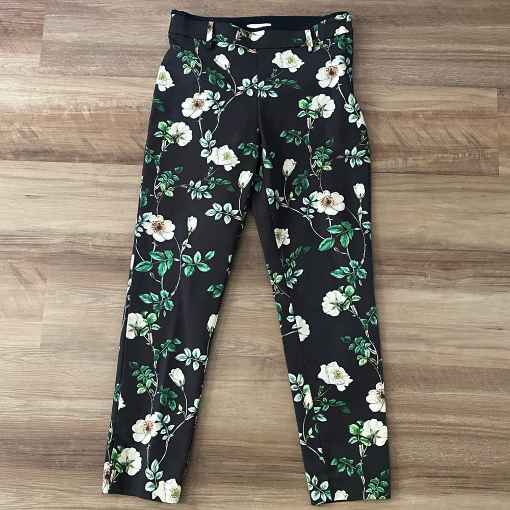 H&M Sz 8 Floral Dress/Business Casual Pantalones